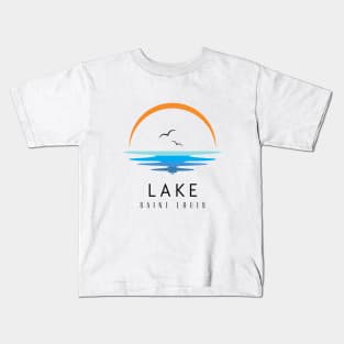 Lake Saint Louis Birds over Water Kids T-Shirt